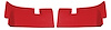 413230 Rear Coupe Roof Panels, 1969-1972 Chevy Corvette, Red - image 1