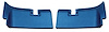 413241 Rear Coupe Roof Panels, 1969-1970 Chevy Corvette, Bright Blue - image 1