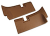 413253 Rear Coupe Roof Panels, 1970-1972 Chevy Corvette, Dark Saddle - image 1