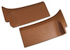 413323 Rear Coupe Roof Panels, 1973-1973 Chevy Corvette, Dark Saddle - image 1