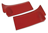 413334 Rear Coupe Roof Panels, 1976-1976 Chevy Corvette, Firethorn 76E - image 1