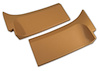 413351 Rear Coupe Roof Panels, 1973-1975 Chevy Corvette, Medium Saddle - image 1