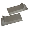 413361 Rear Coupe Roof Panels, 1974-1975 Chevy Corvette, Silver - image 1