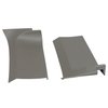 413361 Rear Coupe Roof Panels, 1974-1975 Chevy Corvette, Silver - image 2