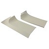 413476 Rear Coupe Roof Panels, 1976-1977 Chevy Corvette, White 76L - image 1