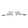 413476 Rear Coupe Roof Panels, 1976-1977 Chevy Corvette, White 76L - image 4