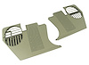 413816 Kick Panels, 1974-1975 Chevy Corvette, Neutral - image 1