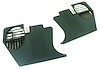 413818 Kick Panels, 1971-1971 Chevy Corvette, Green - image 1