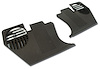 413855 Kick Panels, 1976-1977 Chevy Corvette, Dark Brown - image 1