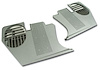 413861 Kick Panels, 1974-1975 Chevy Corvette, Silver - image 1