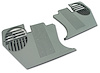 413867 Kick Panels, 1976-1977 Chevy Corvette, Smoke - image 1