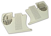 413876 Kick Panels, 1976-1977 Chevy Corvette, White - image 1