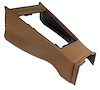 414323 Shift Console Housing, 1973-1973 Chevy Corvette, Dark Saddle - image 1