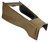 414353 Shift Console Housing, 1972-1972 Chevy Corvette, Dark Saddle - image 1