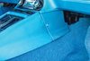 414641 Shift Console Side Trim, 1969-1970 Chevy Corvette, Bright Blue - image 2