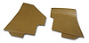 414651 Shift Console Side Trim, 1973-1975 Chevy Corvette, Medium Saddle - image 1