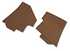 414653 Shift Console Side Trim, 1970-1972 Chevy Corvette, Dark Saddle - image 1