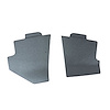 414663 Shift Console Side Trim, 1969 Chevy Corvette, Gunmetal - image 1