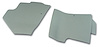 414667 Shift Console Side Trim, 1976-1976 Chevy Corvette, Smoke - image 1