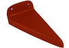414738 Shift Console Trim Extension, 1968-1968 Chevy Corvette, Dark Orange - image 1