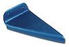 414741 Shift Console Trim Extension, 1968-1970 Chevy Corvette, Bright Blue - image 1