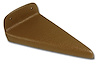 414751 Shift Console Trim Extension, 1973-1975 Chevy Corvette, Medium Saddle - image 1