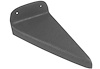 414763 Shift Console Trim Extension, 1968-1969 Chevy Corvette, Gunmetal - image 1