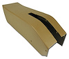 415351 Park Brake Console, 1973-1975 Chevy Corvette, Medium Saddle