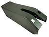 415417 Park Brake Console W/Power Window Switch Cutouts, 1970-1970 Chevy Corvette, Green - image 1