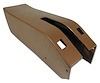 415423 Park Brake Console W/Power Window Switch Cutouts, 1973-1973 Chevy Corvette, Dark Saddle - image 1