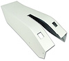 415476 Park Brake Console W/Power Window Switch Cutouts, 1976-1976 Chevy Corvette, White - image 1