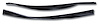 415920 Kick Panel Windlace, 1959-1962 Chevy Corvette, Black - image 1