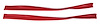 415935 Kick Panel Windlace, 1959-1962 Chevy Corvette, Red - image 1