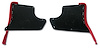 416135 Kick Panels W/Windlace, 1963-1964 Chevy Corvette, Red - image 1
