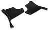 416220 Kick Panels W/Windlace, 1965-1967 Chevy Corvette, Black - image 1