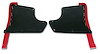416230 Kick Panels W/Windlace, 1965-1967 Chevy Corvette, Red - image 1