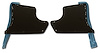416240 Kick Panels W/Windlace, 1965-1967 Chevy Corvette, Bright Blue - image 1