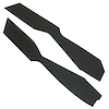 416314 Leather Console Side Panels, 1979-1979 Chevy Corvette, Green - image 1