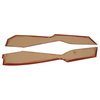 416325 Leather Console Side Panels, 1981-1981 Chevy Corvette, Red 1981 Early - image 3
