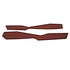 416333 Leather Console Side Panels, 1978-1978 Chevy Corvette, Saffron - image 1