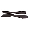 416336 Leather Console Side Panels, 1980-1980 Chevy Corvette, Claret - image 1