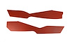 416339 Leather Console Side Panels, 1981-1981 Chevy Corvette, Cinnabar 1981 Early - image 1