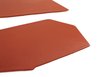416339 Leather Console Side Panels, 1981-1981 Chevy Corvette, Cinnabar 1981 Early - image 2