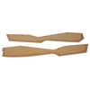 416350 Leather Console Side Panels, 1978-1980 Chevy Corvette, Doeskin - image 2