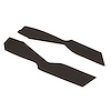 416355 Leather Console Side Panels, 1978-1978 Chevy Corvette, Dark Brown - image 1