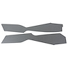 416362 Leather Console Side Panels, 1978-1978 Chevy Corvette, Silver Pace - image 1
