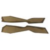 416362 Leather Console Side Panels, 1978-1978 Chevy Corvette, Silver Pace - image 3