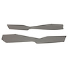 416364 Leather Console Side Panels, 1981-1981 Chevy Corvette, Silver 1981 Early - image 1
