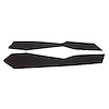 416420 Leather Console Side Panels, 1981-1981 Chevy Corvette, Black, 1981 Late - image 1
