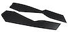 416421 Leather Console Side Panels, 1982-1982 Chevy Corvette, Charcoal - image 1